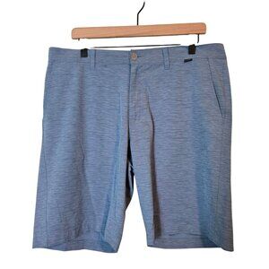 Travis Mathew shorts mens 36 light blue Golf Performance